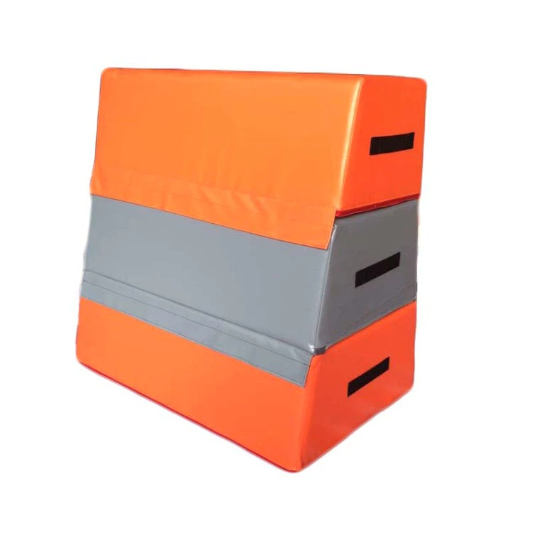 Kotak Lompat Atas Persegi Tiga Bagian yang Lembut